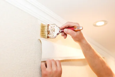 Pose de papier peint à Thuir — revêtements muraux et toiles de verre